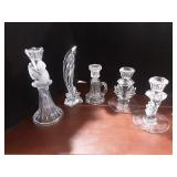 Glass candle holders and more