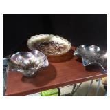 Carnival glass bowl lot