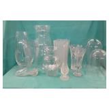 Glass Vase & Domes