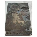 Vintage newspaper press