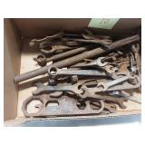 Box of old wrenches