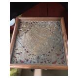 Jade Cutout of birds - framed