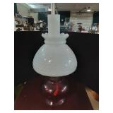 Glass oil lamp