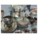 Silver plated server set