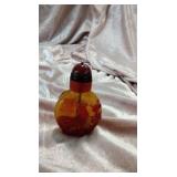 Glass snuff jar