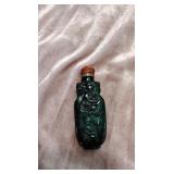 Jadeite snuff jar