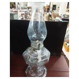 Glass oil lamp