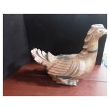 Hand carved duck