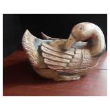 Hand carved duck