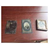 Antique tintype photograph