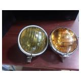 Pair of Selected script fog lights