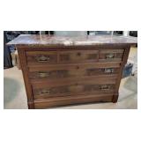 Antique dresser marble top