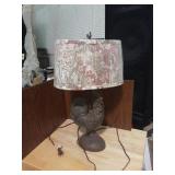 Very nice chicken sculpture lamp