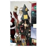 Heavy vintage Santa statue