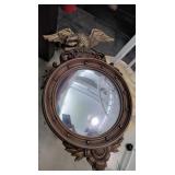 Oval vintage mirror