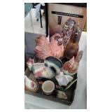 Collection of rooster figures