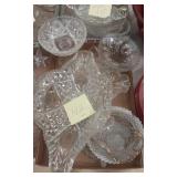 Cut Glass table set with unique pieces