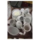 Set of cream and sugar sterling colonial English