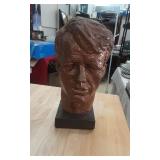 2 john f Kennedy sculptures