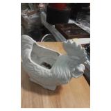 Rooster and pig Planters pot