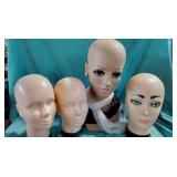For plastic mannequin heads