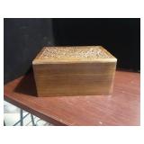 Wood storage box