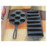 Cast iron egg and corn