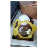 Handle ornament with bunny