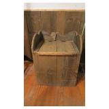 Barn wood hamper/storage box