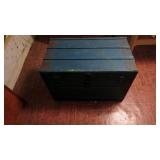 Blue painted trunk/chest