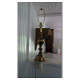 Brass lamp no shade