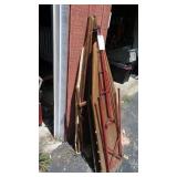 3 vintage ironing board