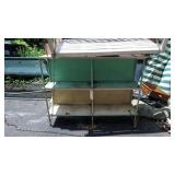 Three shelves open bookcase