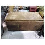 Small wood storage chest