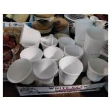Milk glass lot