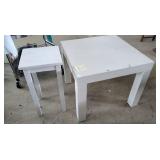 Two side tables