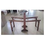 Antique hand wringer stand