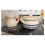 RRP covered dish and pitcher