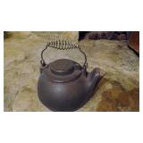 Cast iron tea kettle