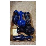 Blue vases