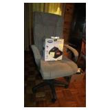 Office chair and foot warmer