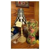 Lamp and vase