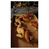 Wood duck carvings