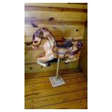 Homemade carousel horse