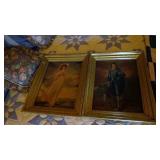 Two framed paintings
