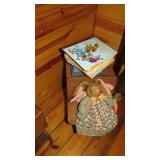 Small wood desk and more