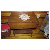 Footstool with storage