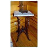 Marble top side table
