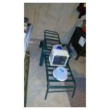 Lawn chair and household items