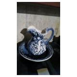 Large pitcher and Bowl